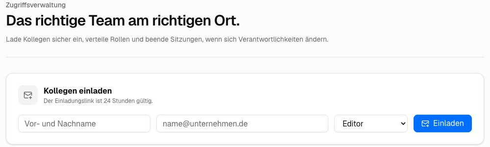 Invite colleagues in TBTGuest